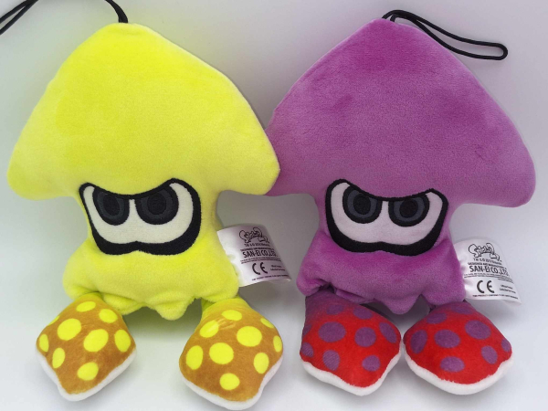 4x Splatoon 2 Tintenfische - 20cm